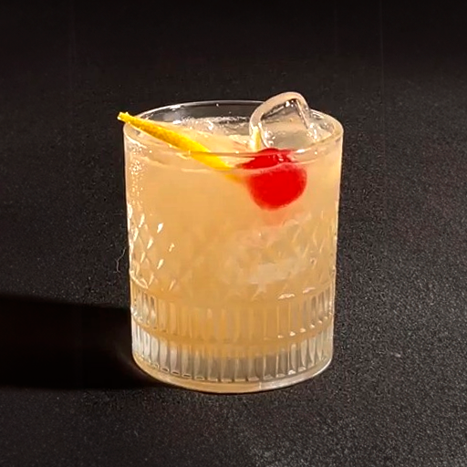 Fitzgerald (Gin, Angostura, sumo de Limão e xarope simples)